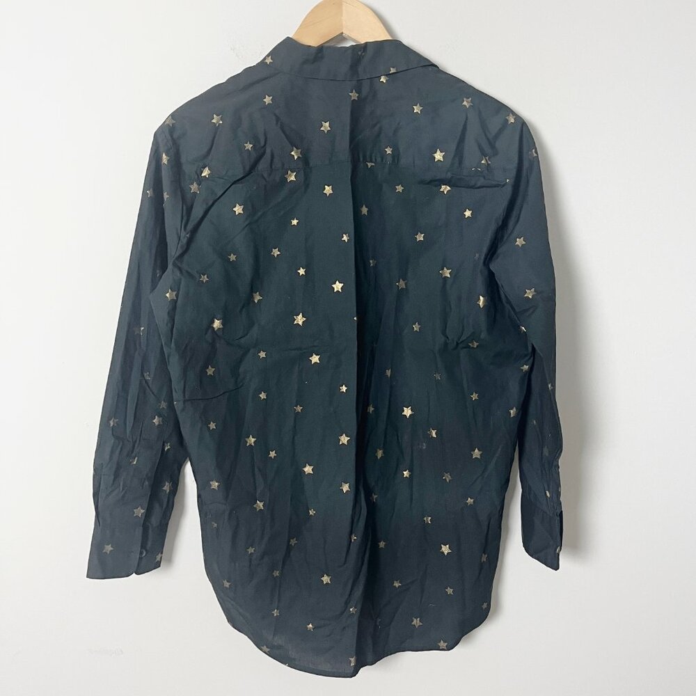 Madewell Oversized Ex-Boyfriend Star Button Down Shirt XS - Picture 5 of 5